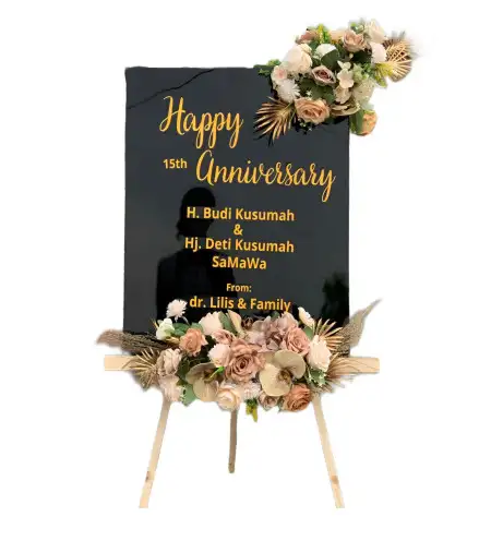 Papan Bunga Akrilik Antosari